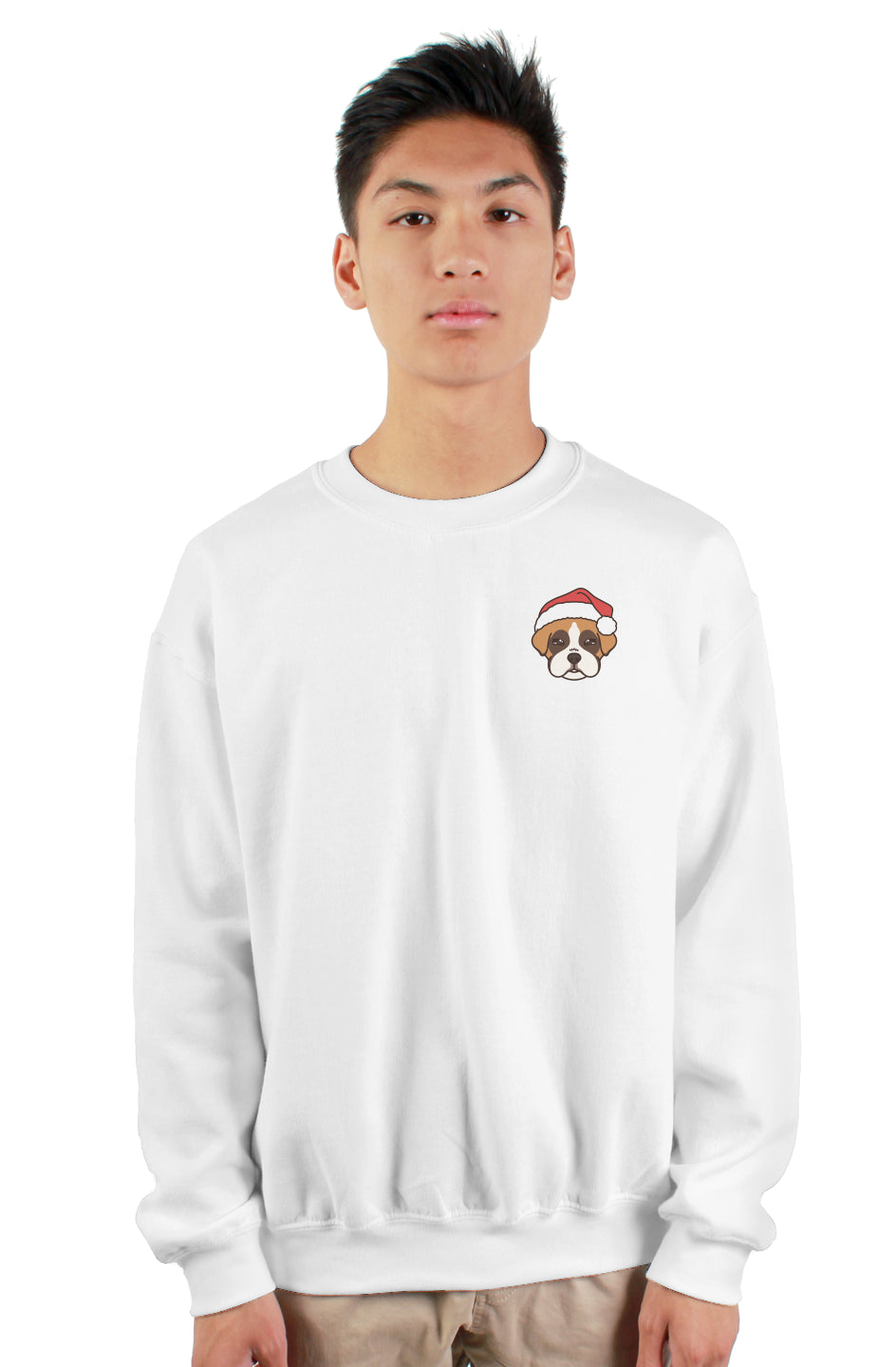 Embroidered Santa Boxer Baby